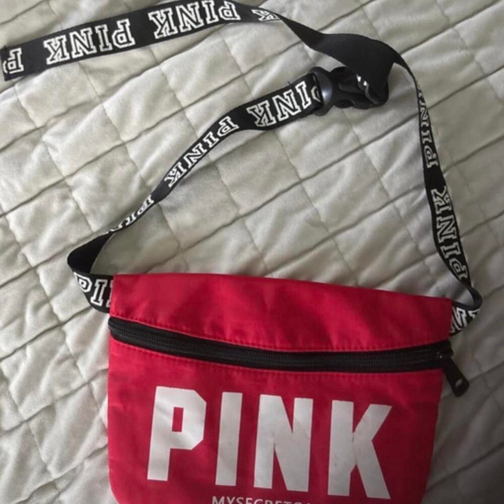 Victorias secret PINK red crossbody